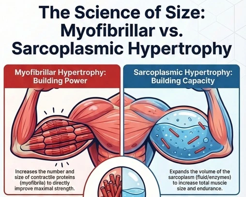 Sarcoplasmic vs Myofibrillar Hypertrophy: Key Differences and How to Achieve Both