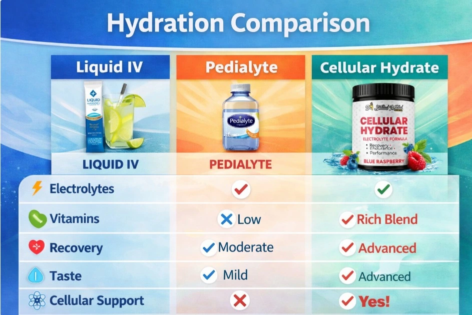 Liquid IV vs Pedialyte
