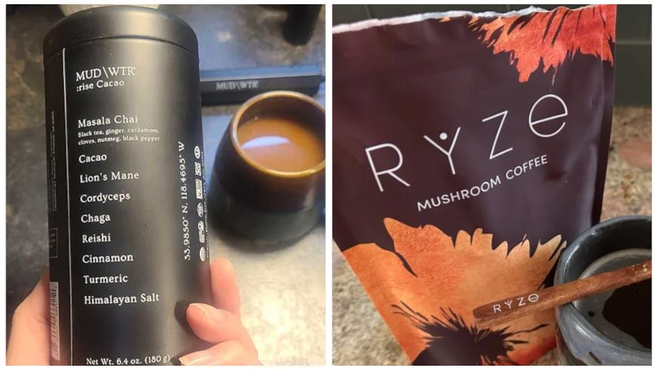 MudWater vs Ryze Mushroom Coffee