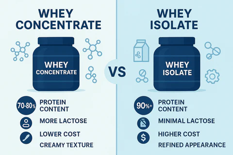 Whey Protein Isolate vs Concentrate