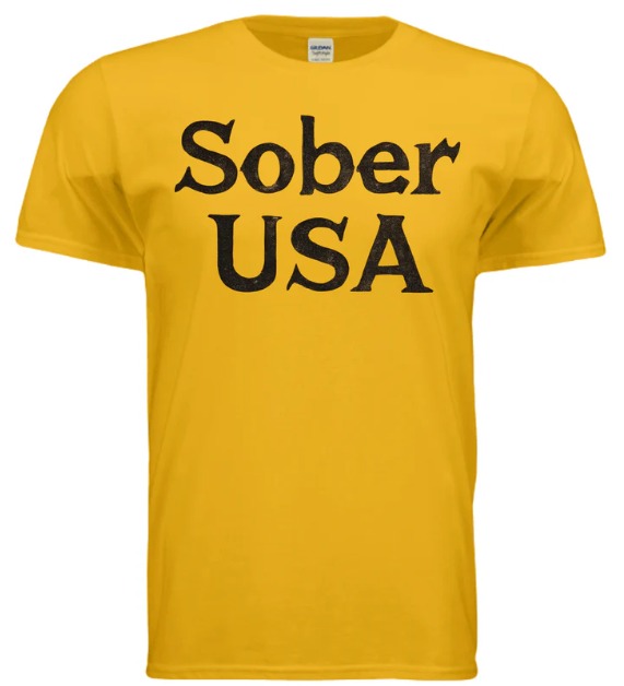 Sober USA Tee: "Wear Your Freedom"
