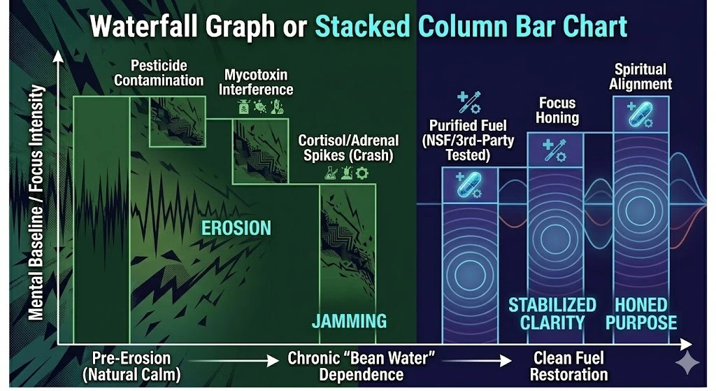 Chemical Sabotage: How Modern “Bean Water” is Jamming Your Spiritual Energy